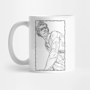 David - w/ Face Mug